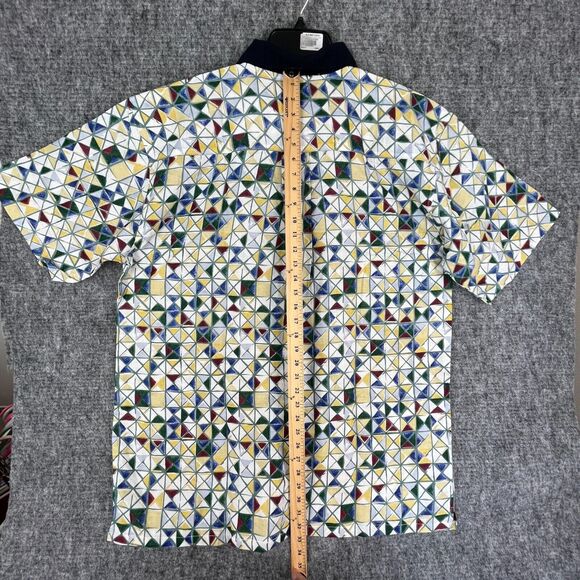 John Henry Shirt Mens Extra‎ Large Linen Button-up Resort Golf Clubhouse Links - Picture 5 of 7